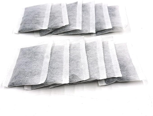 12 Pack Activated Charcoal Distiller Filters -Coconut Shell Activated Carbon Filter Sachets -Compatible with Megahome and other Countertop Distillers