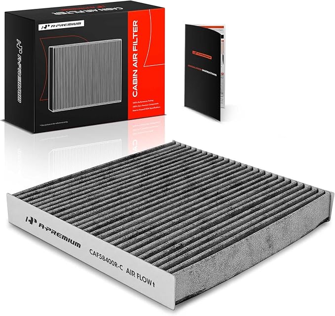 A-Premium Cabin Air Filter with Activated Carbon Compatible with Ford Ranger 2019 2020 2021 2022 2023 2.3L, Replace# KB3Z19N619A