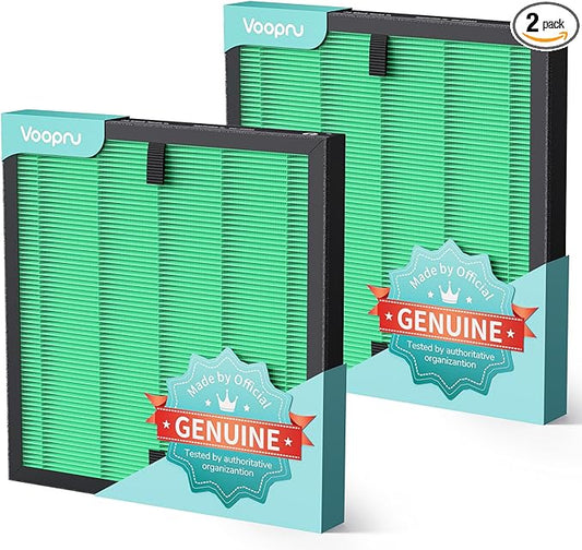 2 Pack Pet-Care Filter for DH-JH023 Air Purifier|4-in-1 Replacement Filter with PetFocused Layer Efficient Activated 99.97% of Aller-gen Pollen Pet Dander Odors More, Pet-Care Green Filter
