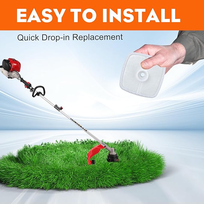 Hipa SRM225 Repower Tune-Up Kit Air Filter for Echo SRM210 GT200 GT225 PAS225 ES210 ES250 String Trimmer PB200 PB250 PB250LN PB2100 Blower