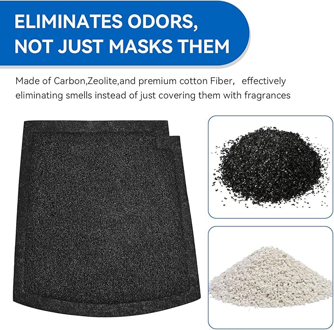 True Air Filters Replacement for Hamilton Beach True Air Purifier 04384,04532GM, 04530G, 04530GM & 04531GM, for Odor Eliminators, Neutralizes Pet Smells (04234G, 6-Pack)