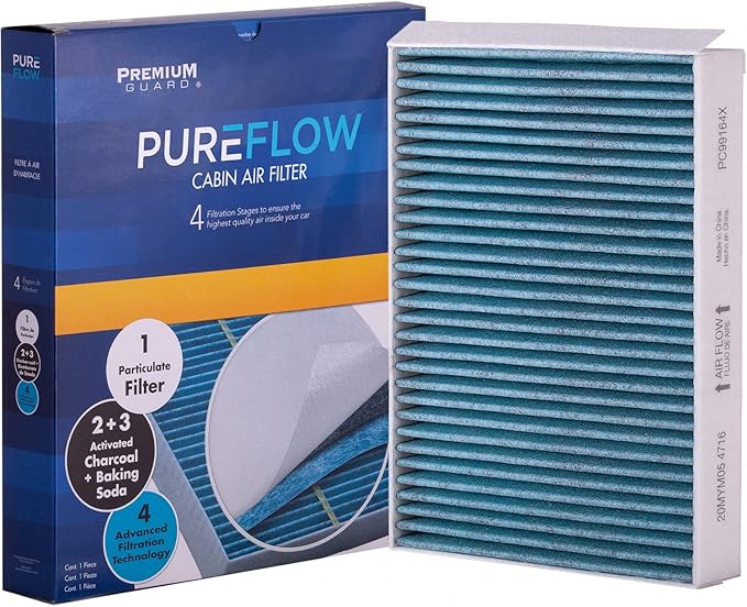 Pureflow Cabin Air Filter PC99164X | Fits 2023-21 Mercedes-Benz GLC300e, 2022-17 E300 (Located Under Hood)