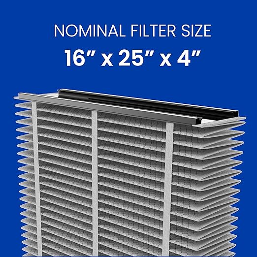 Genuine AprilAire 413CBN Replacement Filter for AprilAire Whole House Air Purifiers - MERV 13 with Carbon, Healthy Home Allergy + Odor Reduction, 16x25x4 Air Filter (Pack of 1)