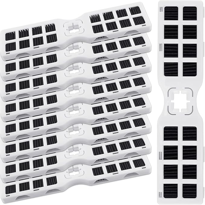 9 Pack FRGPAAF2 RAF-2 Refrigerator Air Filter for Frigidaire Pure air FRGPAAF2 Air Filter Replacement Fridge AF2 FRFS2823AS FRFS2823AW FRFN2823A GRFS2853AD GRFS2853AF0 FRFC2323AS FRFS2823AD