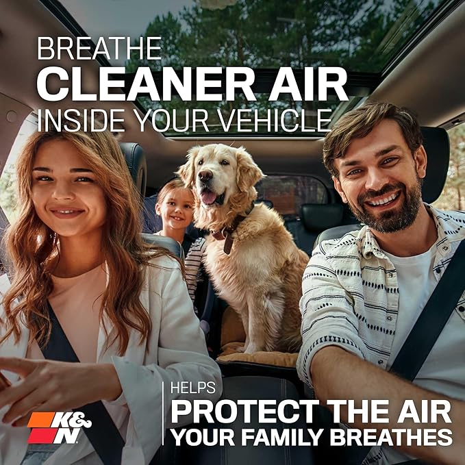 K&N LIFETIME Cabin Air Filter: Premium, Washable, Clean Air for your Cabin: Compatible with 2012-2026 Acura/Buick/Chervolet/Cadillac: (See Product Description for Select Models), VF2071