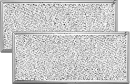 Fits for Whirlpool W10208631A Microwave Grease Filter - Approx 13" x 6" (2-Pack) by AMI PARTS