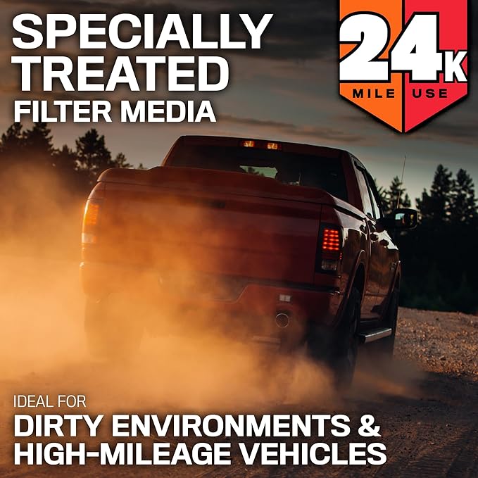 K&N Engine Air Filter: Extended Life 24,000 Mile Replacement Air Filter: Compatible with 2016-2022 Honda/Acura V6 (Odyssey, Passport, Pilot, Ridgeline, MDX), KNX-5041