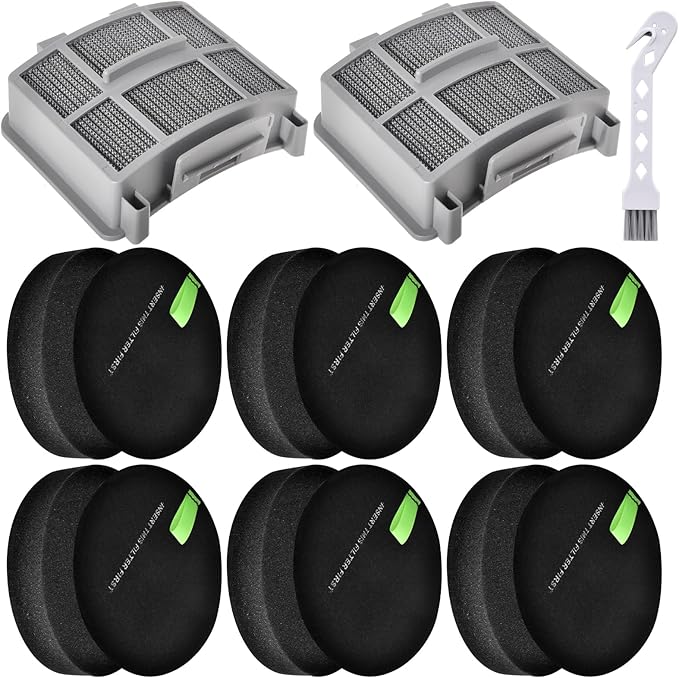 Leadaybetter 39883 Vacuum Filter for Bissell Pet Hair Eraser 39883 3418 3774F 3409 3774 3774G 3775 3415 3404 3402 SurfaceSense Vacuums, Model 1635630 & 1635629