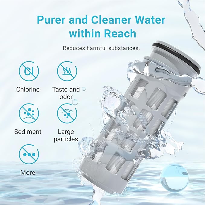AQUA CREST PF45 Replacement for Brita® Stream Pitcher Water Filter, Brita® OB05 Filter Pitchers and Dispensers, Pour Through Filters, Upgraded 7-stage Filters, Reduces Chlorine, 2 Months, 3 Pack