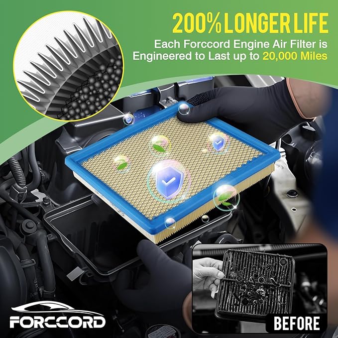 Cabin & Engine Air Filter Fit for Chevrolet Colorado 2015-2022 3.6L/2.8L/2.5L, GMC Canyon 2015-2022 3.6L/2.8L/2.5L Replace#CF11966 CA11959 Car Accessories