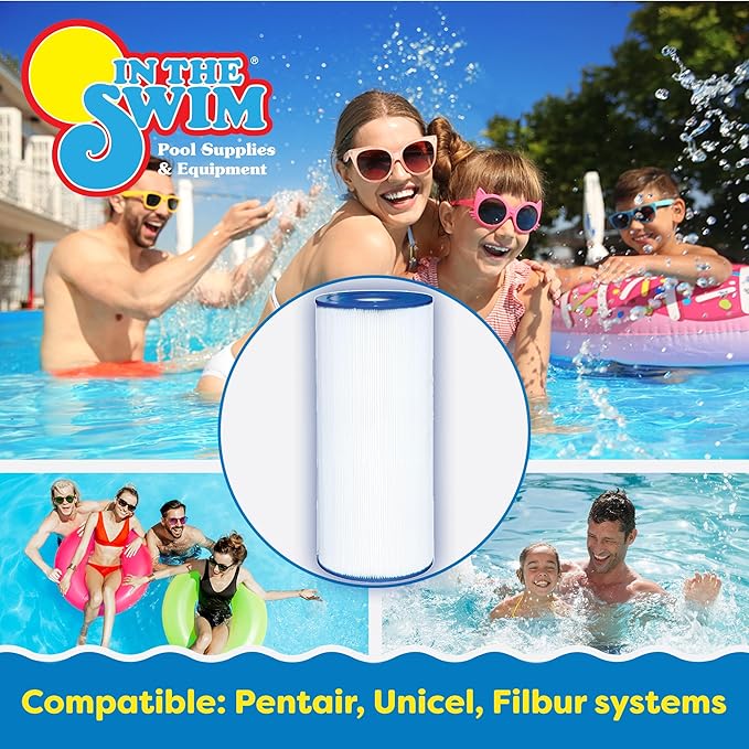 In The Swim Premium Pool Filter Cartridge 4-Pack Replacement for Pentair Clean & Clear Plus 320 CCP320 Filter