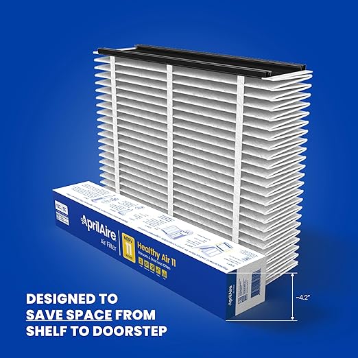 AprilAire 610 Replacement Filter for AprilAire Whole House Air Purifier 1625FG - MERV 11, Clean Air & Dust, 16x25x4 Air Filter (Pack of 1)