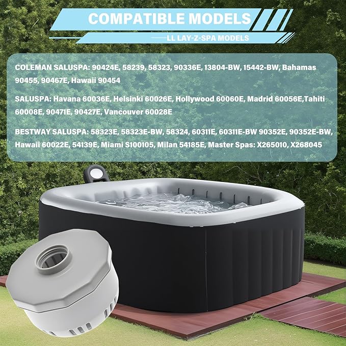 Applicable to P6653 and P05343 Replacement Parts Type VI Filter Holder Set for Coleman Saluspa Hot Tub