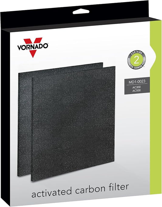 Vornado MD1-0023 Replacement Carbon Filters (2-Pack),Black