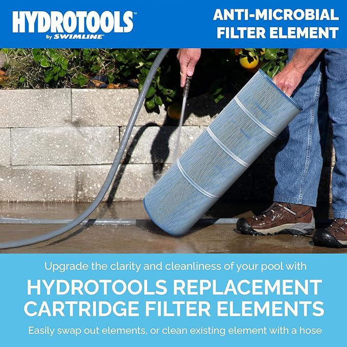 SWIMLINE HYDROTOOLS Inground Pool Cartridge Filter Replacement, 120 Sq Ft Element