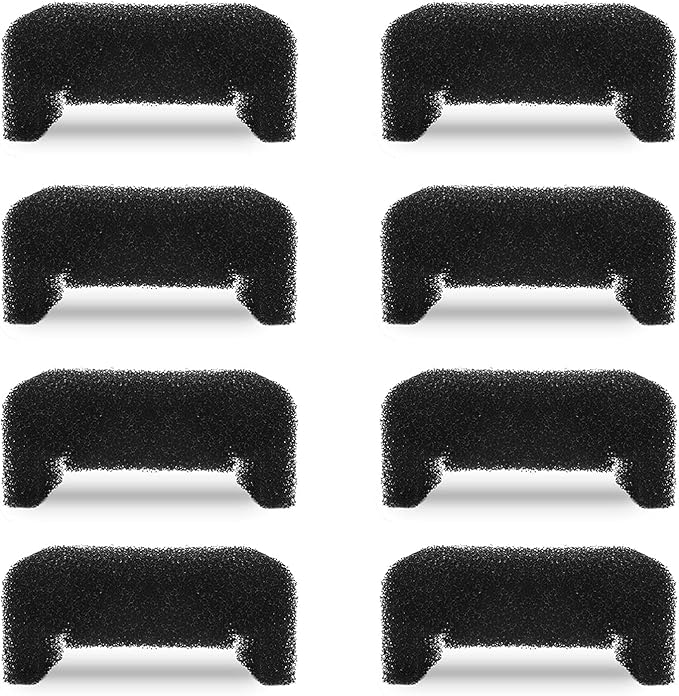 Wonder Creature Cat Fountain Filter, Pre-Filter Sponge Foam for Round and Cubic Stainless Steel Top Cat Fountain, for Crystal and 2L/67oz Pet Fountain, 8 Filters Pack, Pet Water Dispenser Sponge Foam