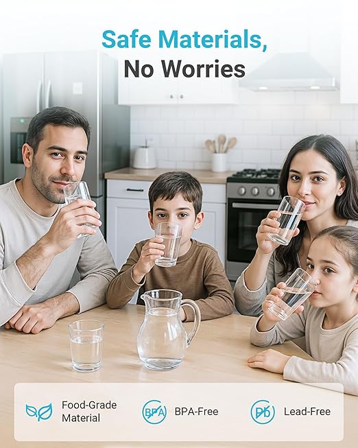 AQUA CREST F-1000 Water Filter, Replacement for InSinkErator® F-1000, F-2000, F-3000, AquaPure AP Easy C-Complete, 500 Gallons, NSF/ANSI 42