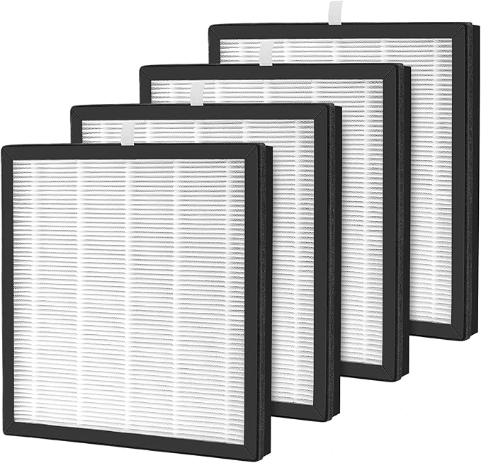 G3 Air Purifier Replacement Filter for AMEIFU Compatible with AMEIFU G3 Sferf-30 (FXAP2W) Air Purifier For VEWIOR ClearAir-A3 Air Purifier filter For Tailulu HQZZ-260 3-IN-1, 4 Pack