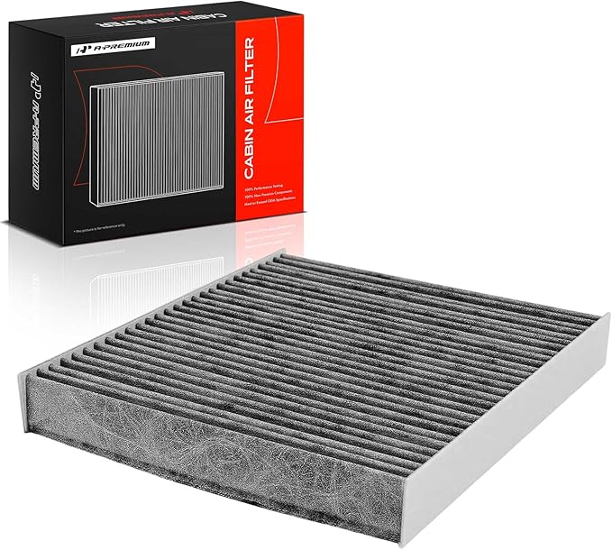 A-Premium Cabin Air Filter with Activated Carbon Compatible with Lexus Models - GS200T, GS350, GS450H, IS200T, IS250, IS300, IS350, IS500, RC200T, RC300, RC350, GS F