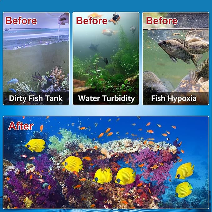 8 Pack Small Filter Cartridges Compatible with Tetra Whisper Bio-Bag Filter Small Replacement Filter Cartridges Compatible with Tetra Whisper 3i Internal Filters