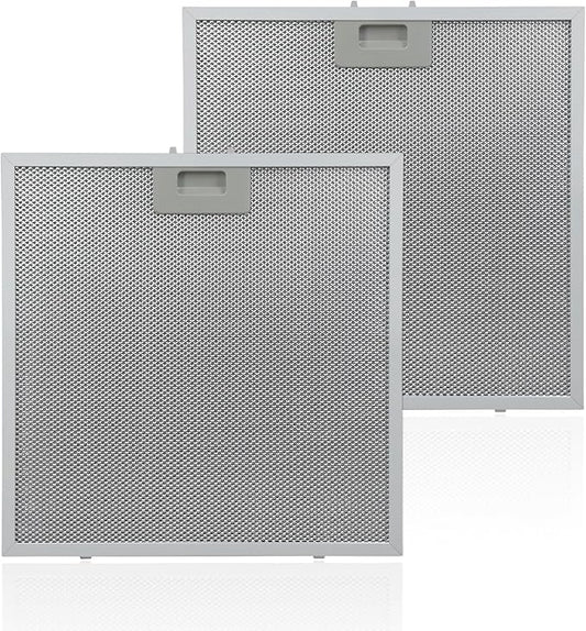 2 Pack WB02X27207 Range Hood Grease Filter 13-3/4" x 13-3/4" Compatible With GE Range JVX5305SJ2SS JVX5305SJ1SS JVX5300DJ1BB JVX5305EJ2ES, Replaces AP6039217 4463981 PS11771771