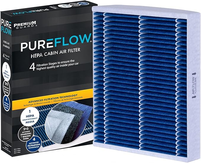PureFlow HEPA Cabin Air Filter PC6154HX | Fits 2022-2025 Chevrolet Captiva, 2011-2015 Cruze, 2013-2022 Trax, 2013-2022 Buick Encore, 2013-2015 Chevrolet Malibu, 2012-2018 Sonic