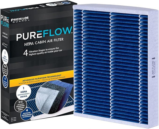 PureFlow HEPA Cabin Air Filter PC6154HX | Fits 2022-2025 Chevrolet Captiva, 2011-2015 Cruze, 2013-2022 Trax, 2013-2022 Buick Encore, 2013-2015 Chevrolet Malibu, 2012-2018 Sonic