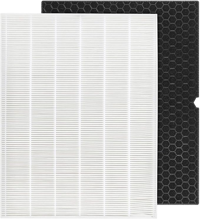 116130 Replacement Filter H 116130 for Winix 5500-2 Plasmawave Air Purifier and Models AM80-1 PCS HEPA Filter and 1 PCS Activated Carbon Filter Combo Pack