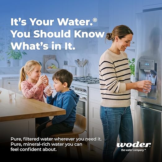 Inline Water Filter, John Guest Fittings, Removes PFAS, Lead, Chromium-6 & Chlorine, Keeps Essential Minerals, WQA Certified, Ultra High Capacity, US Made (Gen4)