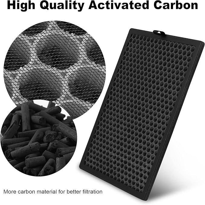 2 Packs 8L Activated Carbon Replacement Filter Duo-fiilter Compatible with Okaysou AirMax 8L