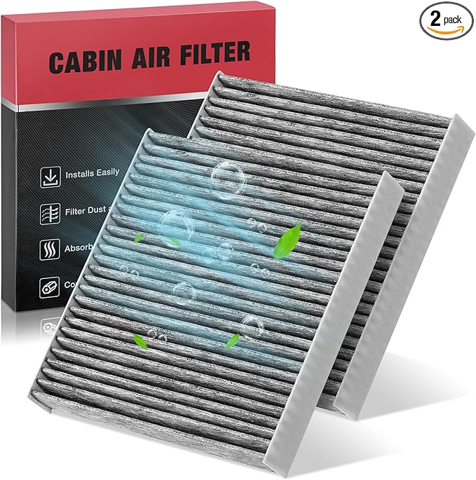 BDFHYK CF11182 Cabin Air Filter w/Activated Carbon Replacement for Acura Integra RDX TLX MDX, Honda Accord CR-V HR-V Civic Odyssey Clarity City CR-Z Fit Insight