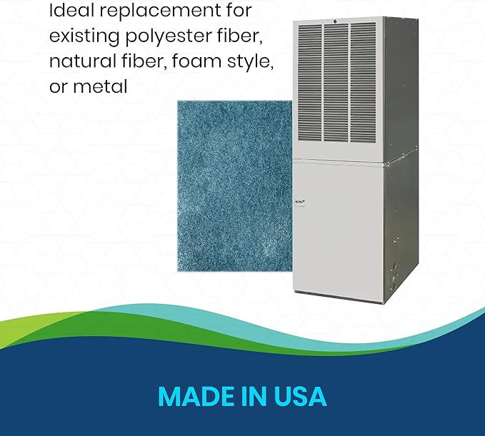 Polyester Washable Fiber Furnace Door Filter for Mobile, Manufactured and Modular Homes (20 x 30)