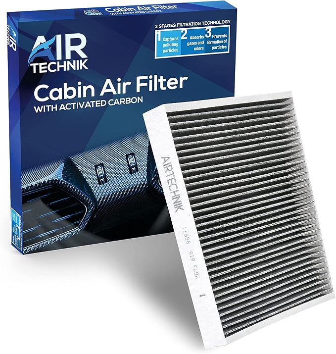 AirTechnik CF11966 Cabin Air Filter w/Activated Carbon | Fits 2013-2026 Buick Enclave, Encore GX, Cadillac Escalade, XT5, Chevy Blazer, Silverado, GMC Sierra, Yukon and Select Models - 13356916