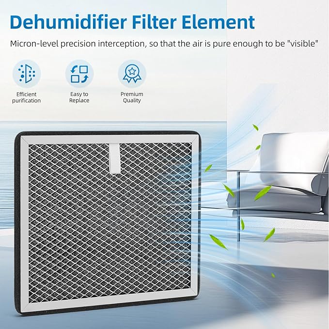 Sentinel HD35P HS35 Filters Compatible with Alorair CrawlSpace Dehumidifiers,MERV-1,9.4 x 8 x 0.4 inches (4 Pack)
