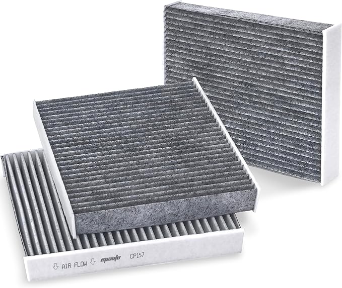 EPAuto CP157 (CF12157) Replacement made for Toyota/Mazda/Subaru Cabin Air Filter includes Activated Carbon - 3 Packs