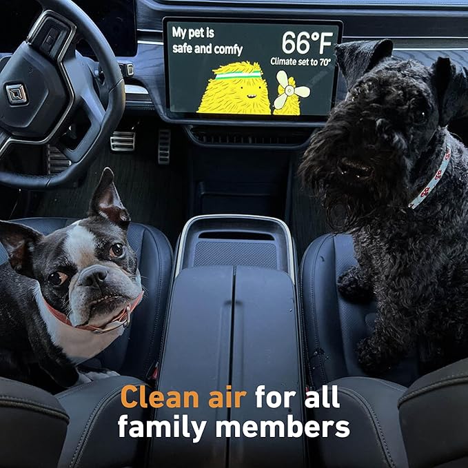 HEPA Cabin Air Filter Replacement with Activated Carbon - Compatible with Rivian R1T & R1S Gen1 & Gen2 Vehicles 2022 2023 2024 2025 2026