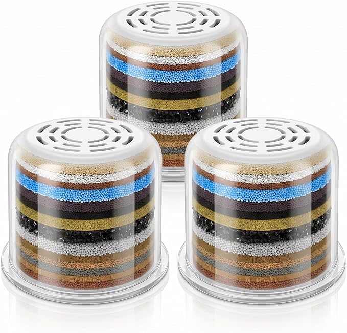 Multi-Stage Shower Filter Replacement Compatible with CANOPY Filtered Shower Head And Handheld Shower Head, 3 Pack