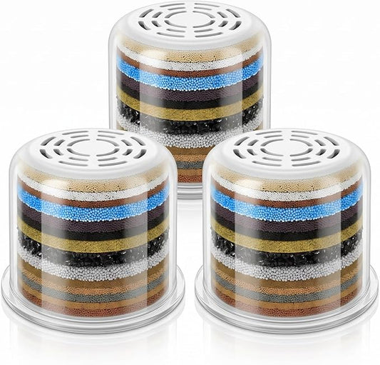 Multi-Stage Shower Filter Replacement Compatible with CANOPY Filtered Shower Head And Handheld Shower Head, 3 Pack