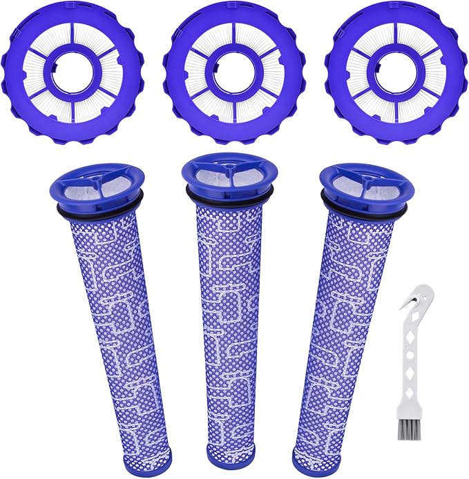 Artraise Filter Kits for Dyson DC40 Filter Replacement,3 pcs HEPA Post-Motor Filter & 3pcs Pre-Motor Filter, Compatible with Dyson DC40 Vacuums Replaces Part # 923587-02 & 922676-01