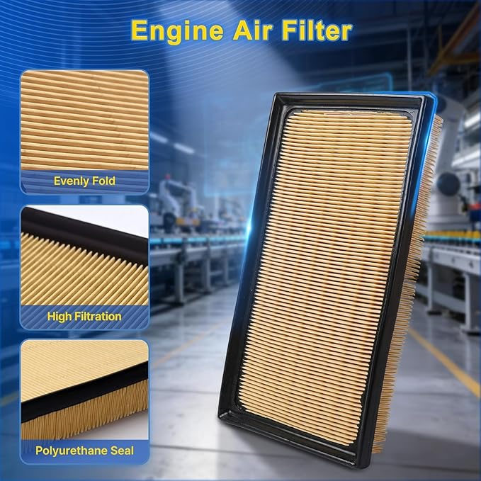 Cabin & Engine Air Filter Kit Fits 2019-2025 RAV4 2.5L (Hybrid), 2021-2024 RAV4 Prime 2.5L (Hybrid/EV-Gas)