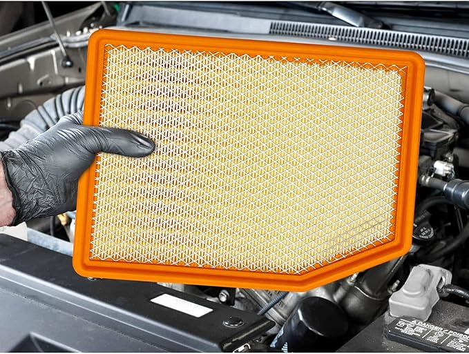 Capume Engine Air Filter JM1219 Fits 2021-2024 Escalade ESV, 2019-2024 Silverado 1500, Suburban, Tahoe, Sierra 1500, Yukon XL - for 84121217 A3244C 84121219