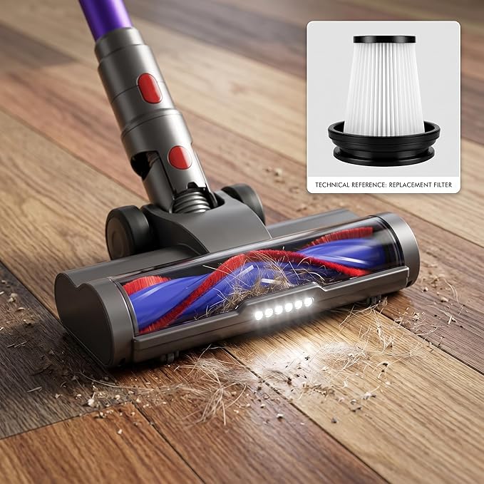 Citivisovd H8 Haep Filter Compatible With Besweep Grand H8 Stick Vacuum Cleaner-4Pack