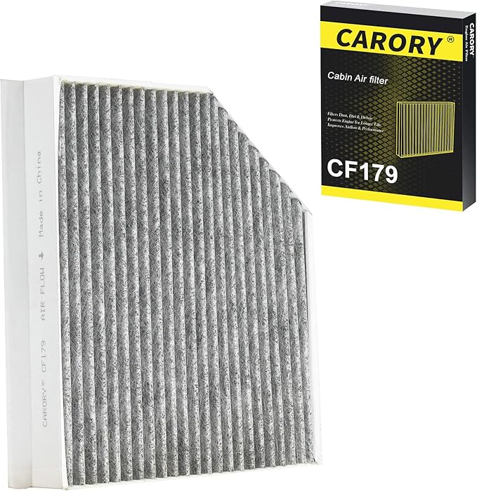 CARORY Cabin Air Filter w/Activated Carbon for Audi Q5 (2009-2017), A4 Quattro (2009-2017), A5 Quattro (2008-2017), A4 (2009-2017), S5 (2008-2018), OE# PAB81943910, 8K0819439B, CF11179, XC36071C