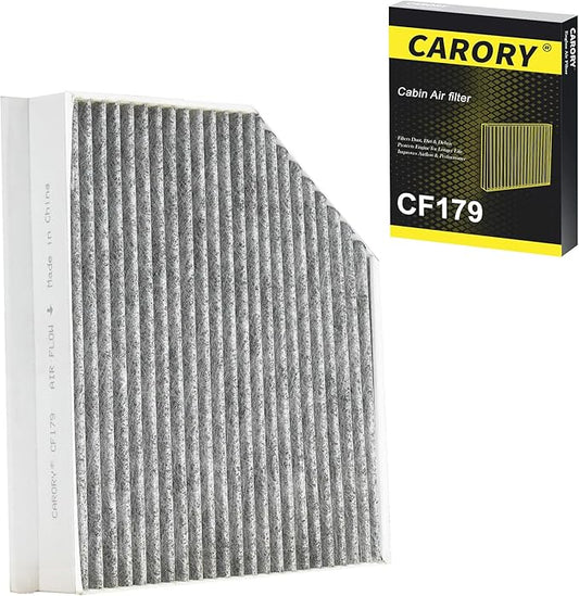 CARORY Cabin Air Filter w/Activated Carbon for Audi Q5 (2009-2017), A4 Quattro (2009-2017), A5 Quattro (2008-2017), A4 (2009-2017), S5 (2008-2018), OE# PAB81943910, 8K0819439B, CF11179, XC36071C