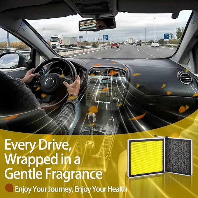 Cabin Air Filter CF11643 Fits VW 2018-2024 Atlas, 2015-2023 GTI, 2018-2024 Tiguan, 2019-2024 Jetta, 2015-2021 Golf, AUDI A3 Q3 Taos RS3 S3 TT RS, Scented Type