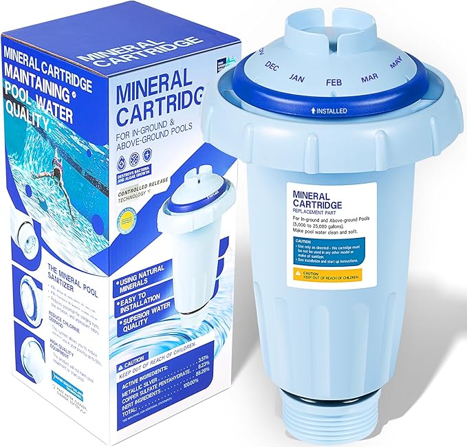 W28175 Replacement for Nature2 Express Mineral Cartridge for Pool System, for In-Ground & Above-Ground Pools up to 30,000 Gallons, W20171, W20080, W26775