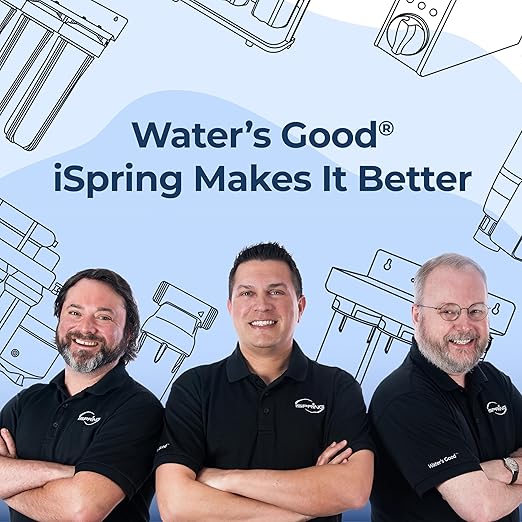 iSpring F3 6-Month Prefilter Water Filter for Standard Undersink/Reverse Osmosis RO Systems