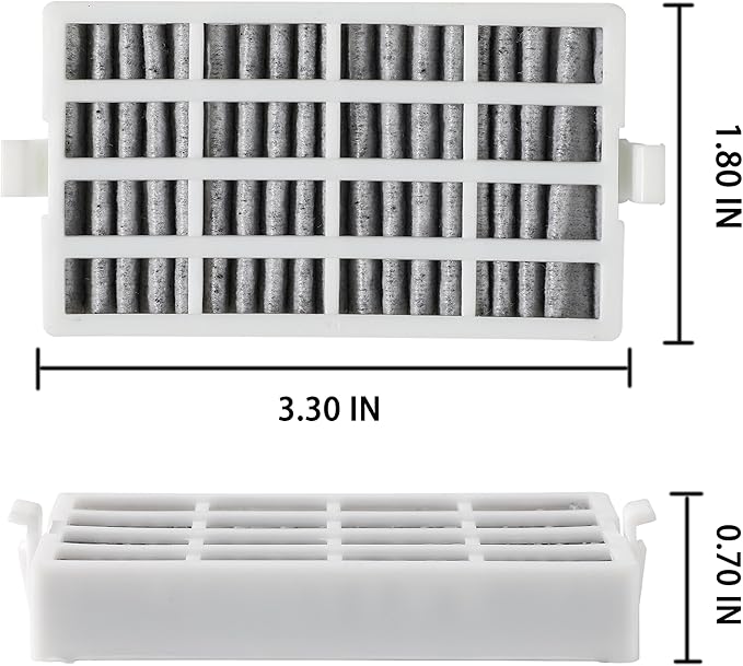 Fresh Flow Air Filter fit for Whirlpool Refrigerator model WRF560SEHZ00/01/02/03, WRF560SEYM00/01/02/04/05, WRF736SDAM00/10/11/12/13/14, WRF757SDHZ00/01/02/03/04, WRF767SDHZ00/01/02/03/04 (6pk)