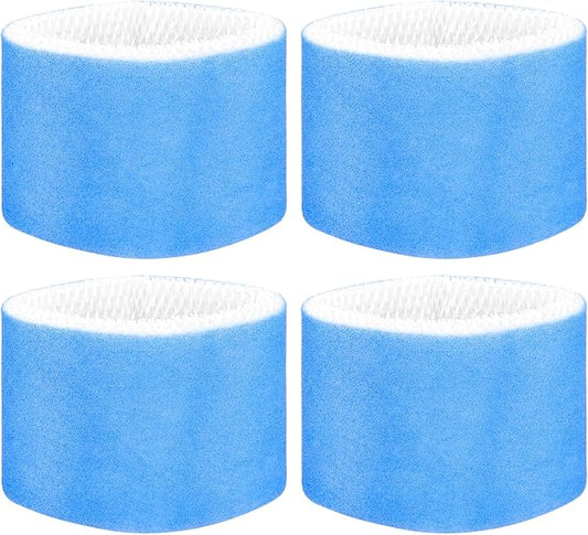 Humidifier Wicking Filters Compatible with Honeywell HC-888, HC-888N, 4 Pack Replacements Filter C for Honeywell HC888 Series HCM-890 HEV-320 & Duracraft D88 DCM-200(Blue)