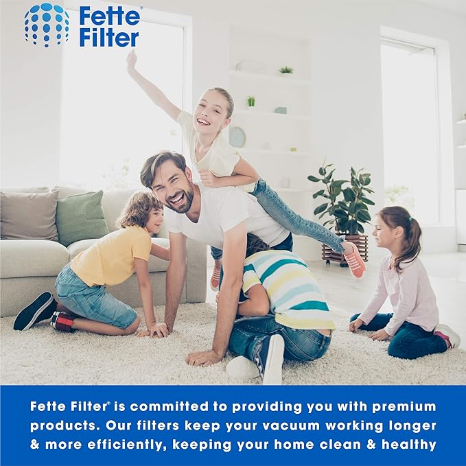Fette Filter - AZ3000 Vacuum Replacement Filters and Odor Kit Compatible with Shark Stratos Upright Vacuum Models AZ3000, AZ3000W, AZ3002, AZ3002C 2 Hepa + 4 Foam + 4 Odor Cartridges.